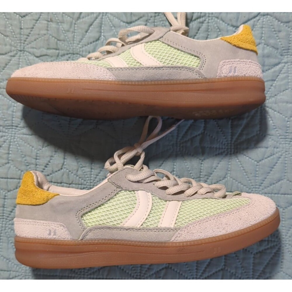 Coolway Baresi Sneakers Free People Light Green Grey Women’s Sz 6 Retro Soccer - Picture 10 of 12